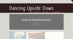 Desktop Screenshot of dancingupsidedown.com