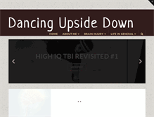 Tablet Screenshot of dancingupsidedown.com